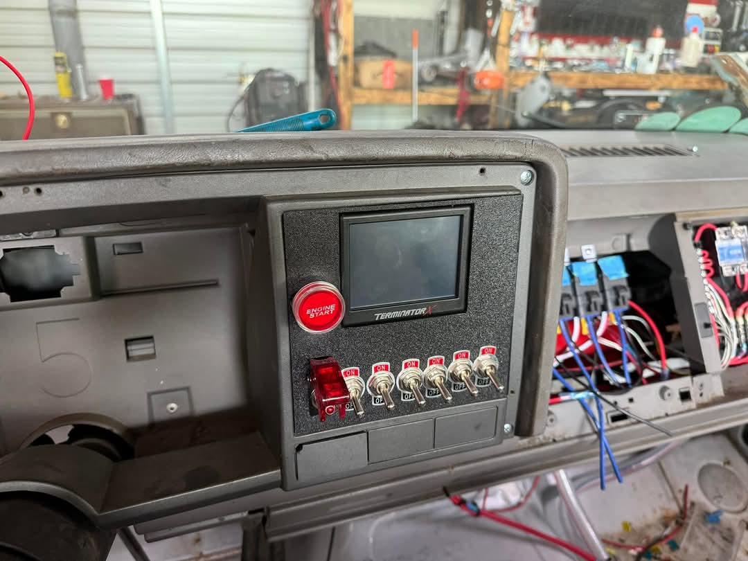 3D Printed Holley EFI 3.5 Inch Terminator X / Sniper Screen Radio