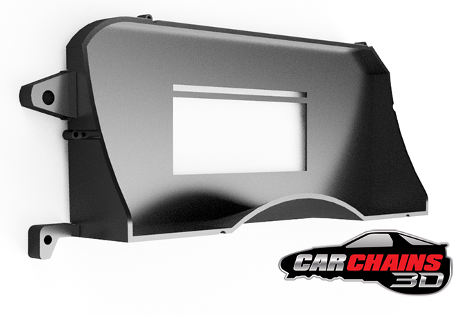 carchains3d-dash-instrument-bezel-holley-6.86in-digital-dash-ford-foxbody-mustang-1989-1993-3d-printed