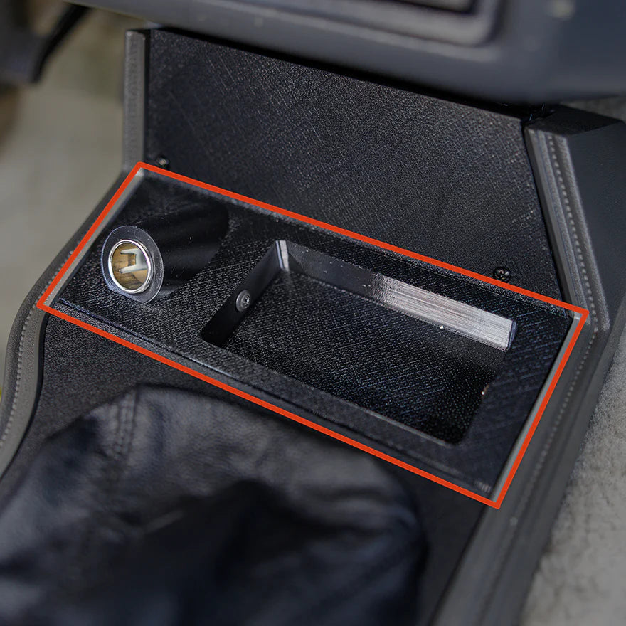 Ash Tray Panel with Storage for 1979 - 1986 Ford Mustang