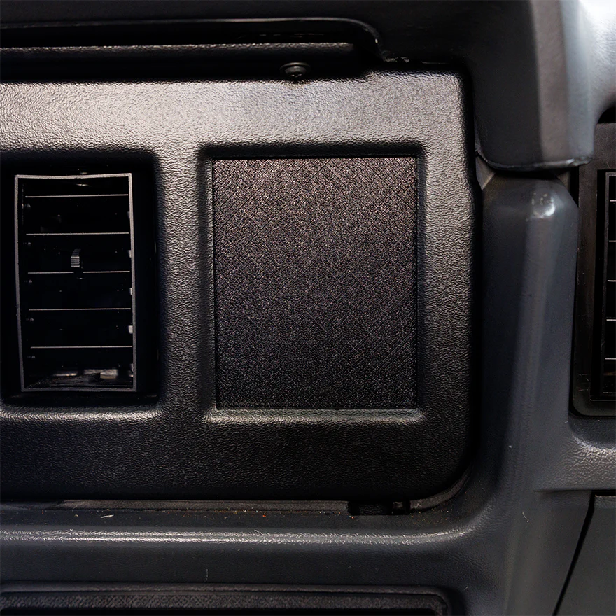 HVAC Controls Delete Panel for 1979 - 1986 Ford Mustang