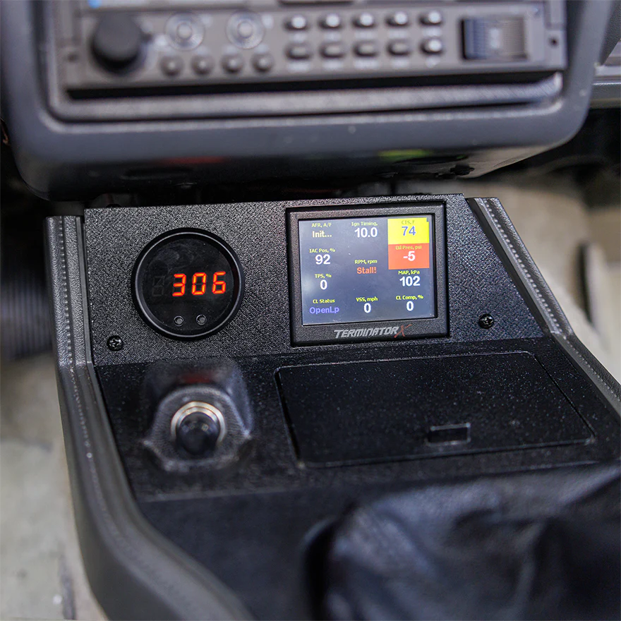 Holley EFI 3.5" Screen Mount for Center Console for 1979 - 1986 Ford Mustang