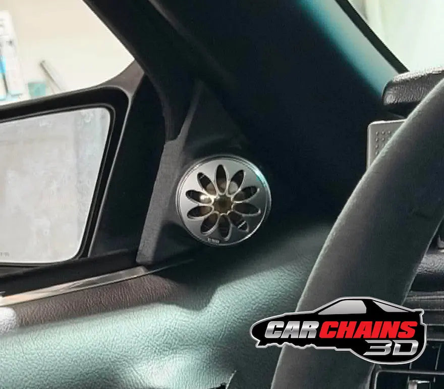 3D-Printed A-Pillar Tweeter mount for 1979-1993 Ford Mustang Fox-body - CarChains3d
