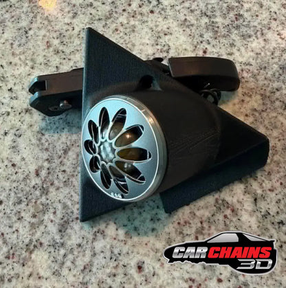 3D-Printed A-Pillar Tweeter mount for 1979-1993 Ford Mustang Fox-body - CarChains3d
