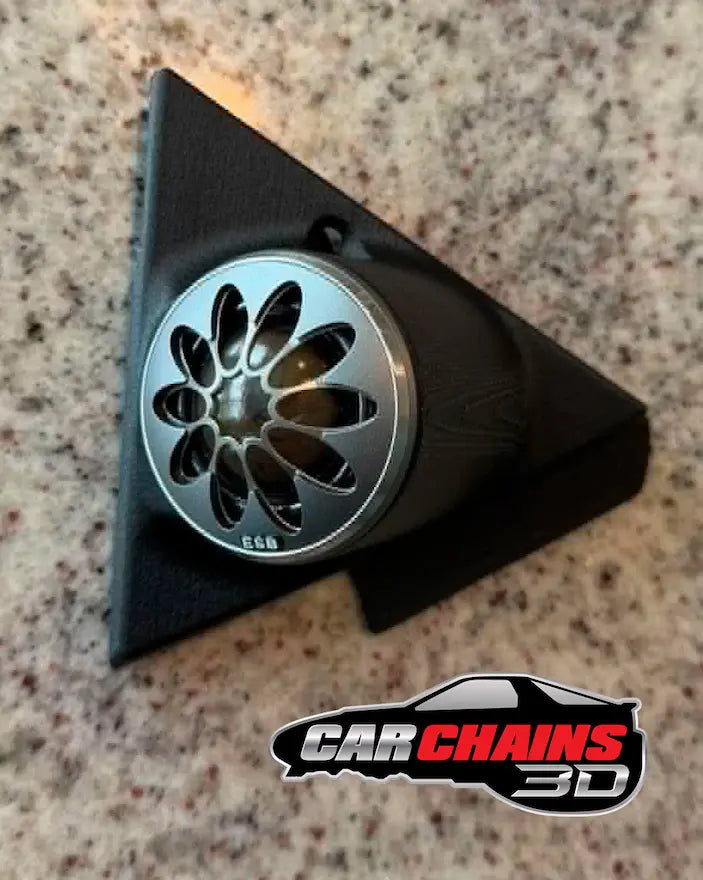 3D-Printed A-Pillar Tweeter mount for 1979-1993 Ford Mustang Fox-body - CarChains3d