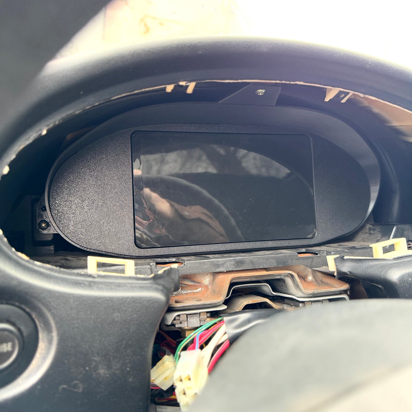 3D Printed Digital Dash Bezel for 1994-2001 Acura Integra DC2 - Custom Built Cars