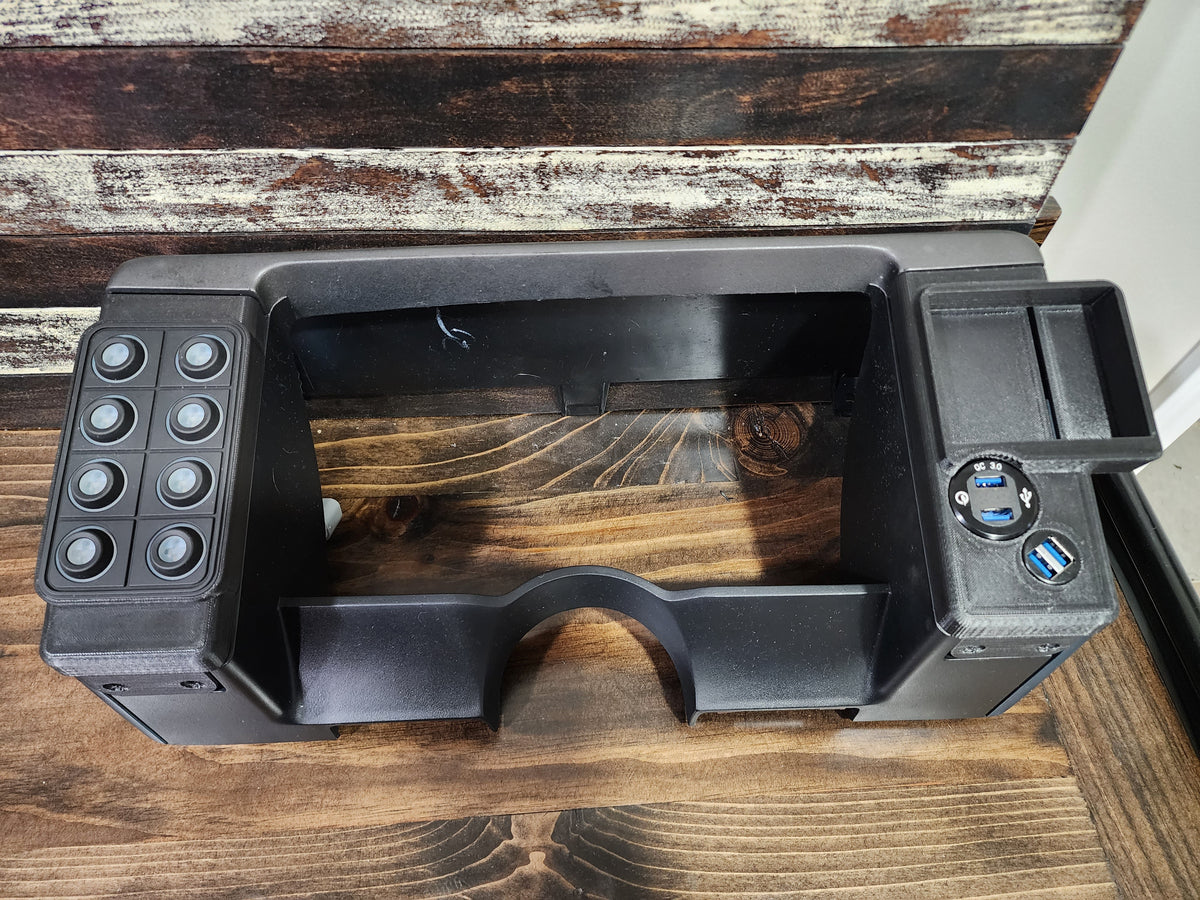 87 to 93 S10 Dash Left side light switch Replacement mount for Terminator x and Sniper screen.