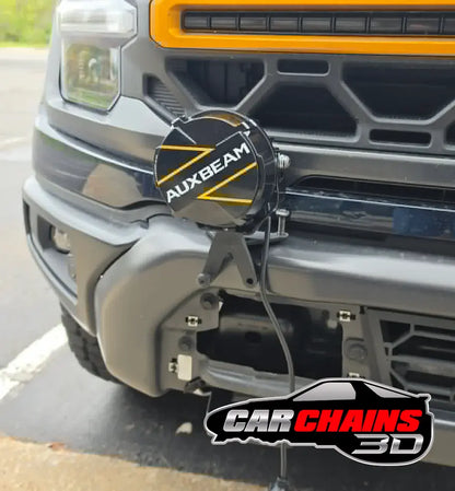 3D Printed AUX Light Mounts for 2024-2026 Ford F-150 Modular Bumper