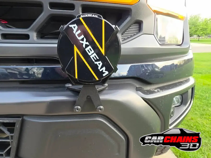 3D Printed AUX Light Mounts for 2024-2026 Ford F-150 Modular Bumper
