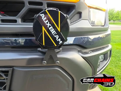 3D Printed AUX Light Mounts for 2024-2026 Ford F-150 Modular Bumper