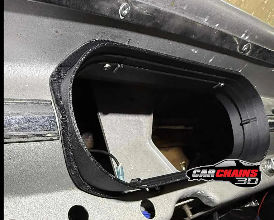 3D printed digital dash bezel for 1963 to 1965 Chevy II Nova by CarChains3d