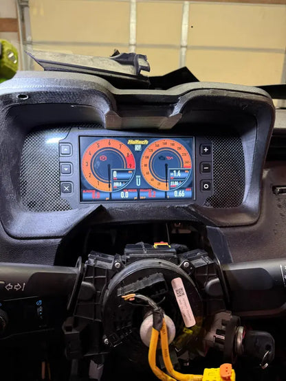 3D printed digital dash bezel for 2010–2015 5th Gen Chevrolet Camaro with Haltech IC7 dash installed