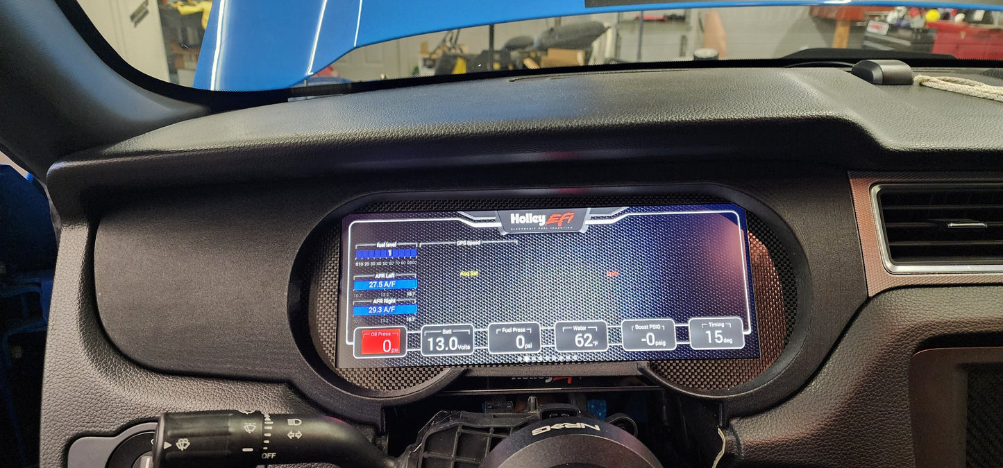 3D Printed Digital Dash Bezel for 2010-2014 Ford Mustang S197