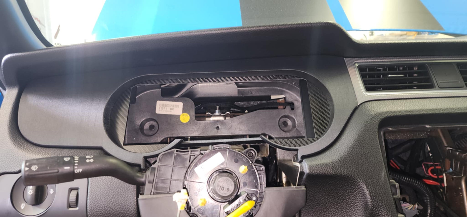 3D Printed Digital Dash Bezel for 2010-2014 Ford Mustang S197