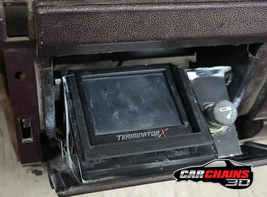 3D Printed Holley EFI 3.5 Inch Terminator X / Sniper Screen Ashtray Mount for 1988-1994 OBS Chevrolet Silverado - CarChains3d