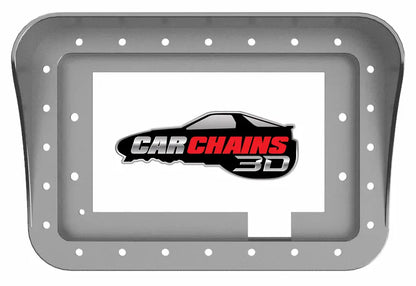 3D Printed 7 Inch Holley EFI Screen Flanged / Flush Mount - CarChains3d
