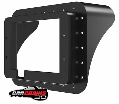 3D Printed 7 Inch Holley EFI Screen Flanged / Flush Mount - CarChains3d