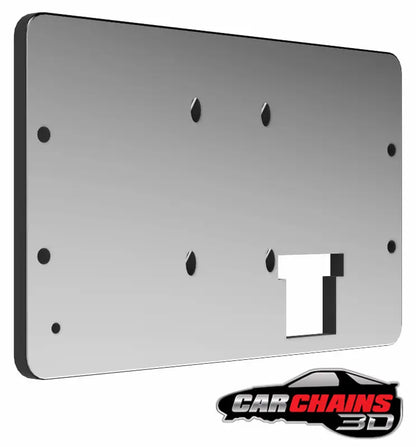 The 3D Printed 7 Inch Holley EFI Screen Floor Mount from CarChains3d offers a versatile and practical solution for mounting your Holley screen to the floor or transmission tunnel of your vehicle. Designed with a tilt for optimal viewing, this mount ensures that your screen is easily visible and accessible, enhancing your driving experience.