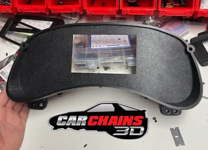 3D Printed Digital Dash Bezel for 2006-2009 Chevy Trailblazer SS, GMC Envoy, and SaaB 9-7x Aero - CarChains3d