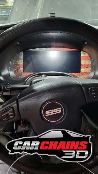 3D Printed Digital Dash Bezel for 2006-2009 Chevy Trailblazer SS, GMC Envoy, and SaaB 9-7x Aero - CarChains3d