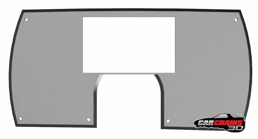 Improve your 1982 to 1989 early 3rd Gen Chevrolet Camaro's dashboard with CarChains3d's precision-engineered Cluster Replacement. Tailored for the iconic 3rd generation Chevrolet Camaro, our cluster is designed to accommodate a variety of screens from leading brands like Holley, Haltech, Tinker Electronics, Fueltech, ACES EFI, NexGen EFI, and Jackpot LS &amp; LS Pro EFI Systems. This cluster replacement offers versatility for every driver's needs.
