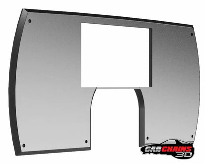 Improve your 1982 to 1989 early 3rd Gen Chevrolet Camaro's dashboard with CarChains3d's precision-engineered Cluster Replacement. Tailored for the iconic 3rd generation Chevrolet Camaro, our cluster is designed to accommodate a variety of screens from leading brands like Holley, Haltech, Tinker Electronics, Fueltech, ACES EFI, NexGen EFI, and Jackpot LS &amp; LS Pro EFI Systems. This cluster replacement offers versatility for every driver's needs.