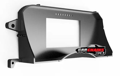 3D Printed Digital Dash Bezel for 1989-1993 Ford Foxbody Mustang - CarChains3d