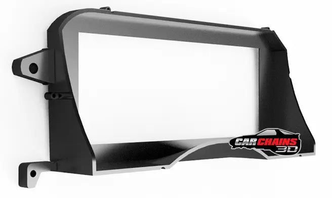 3D Printed Digital Dash Bezel for 1989-1993 Ford Foxbody Mustang - CarChains3d