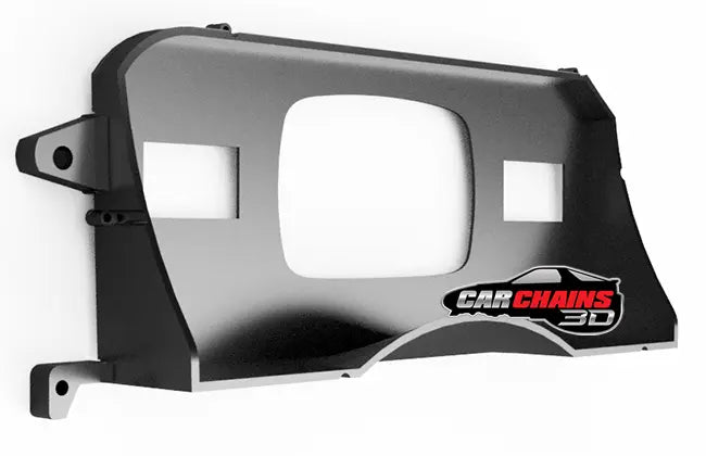 3D Printed Digital Dash Bezel for 1989-1993 Ford Foxbody Mustang - CarChains3d
