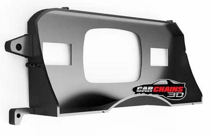 3D Printed Digital Dash Bezel for 1989-1993 Ford Foxbody Mustang - CarChains3d