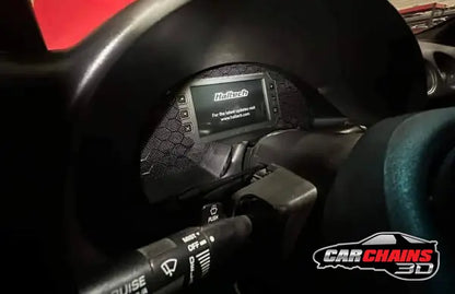 Improve your 1993 to 2002 4th Gen Pontiac Firebird or TransAm dashboard with CarChains3d's precision-engineered Cluster Replacement. Tailored for the Pontiac Firebird or TransAm, our cluster is designed to accommodate a variety of screens from leading brands like Holley, Haltech, Tinker Electronics, Fueltech, ACES EFI, NexGen EFI, and Jackpot LS &amp; LS Pro EFI Systems. This cluster replacement offers versatility for every driver's needs.