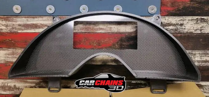 Improve your 1993 to 2002 4th Gen Pontiac Firebird or TransAm dashboard with CarChains3d's precision-engineered Cluster Replacement. Tailored for the Pontiac Firebird or TransAm, our cluster is designed to accommodate a variety of screens from leading brands like Holley, Haltech, Tinker Electronics, Fueltech, ACES EFI, NexGen EFI, and Jackpot LS &amp; LS Pro EFI Systems. This cluster replacement offers versatility for every driver's needs.