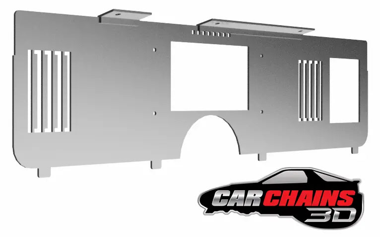 3D Printed Digital Dash Bezel for 1979-1986 Ford Foxbody Mustang - CarChains3d