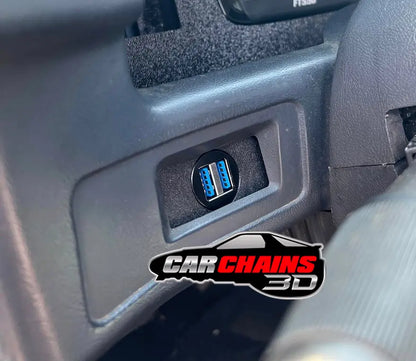 3D Printed Dimmer Switch Delete Plate for 1987-1993 Ford Foxbody Mustang - CarChains3d