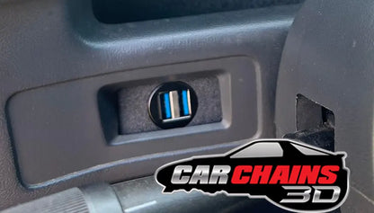 3D Printed Dimmer Switch Delete Plate for 1987-1993 Ford Foxbody Mustang - CarChains3d
