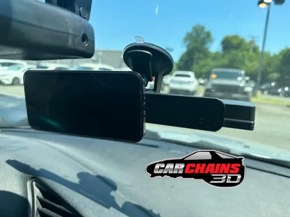 CarChains3d is excited to introduce the 3D Printed Dragy Phone Combination Mounts, designed for ultimate convenience and secure mounting of both your Dragy and phone. These mounts are available in two robust variants, ensuring you have the perfect setup for your needs.