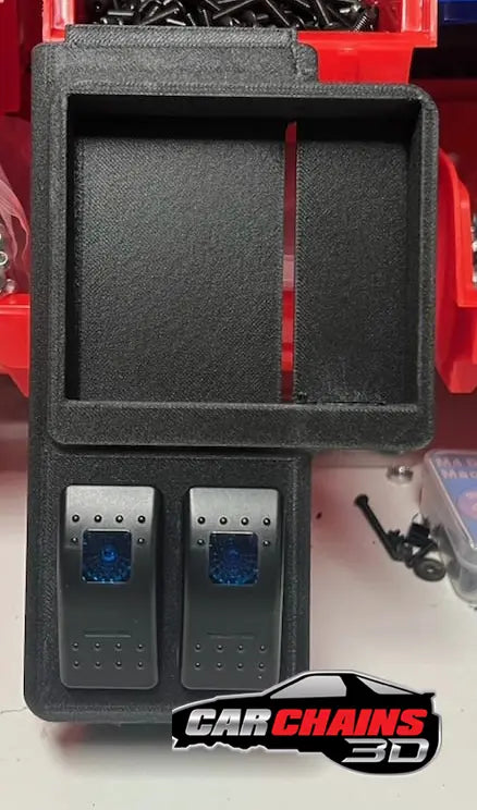 3D Printed Holley EFI 3.5 Inch Terminator X / Sniper Screen HVAC Mount for 1986-1993 S10 - CarChains3d