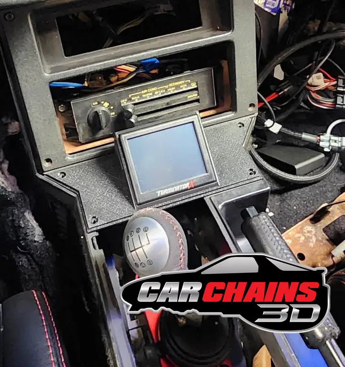 3D Printed Holley EFI 3.5 Inch Terminator X / Sniper Screen Ashtray Mount for 1982-1992 Chevrolet Camaro - CarChains3d