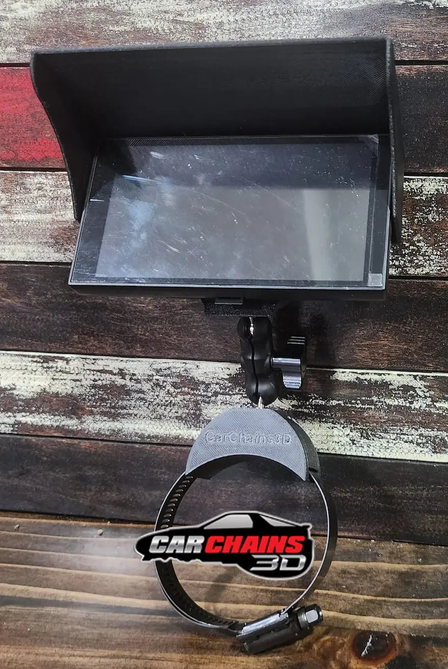 3D Printed Holley EFI 5 Inch Screen Universal Column Mount - CarChains3d
