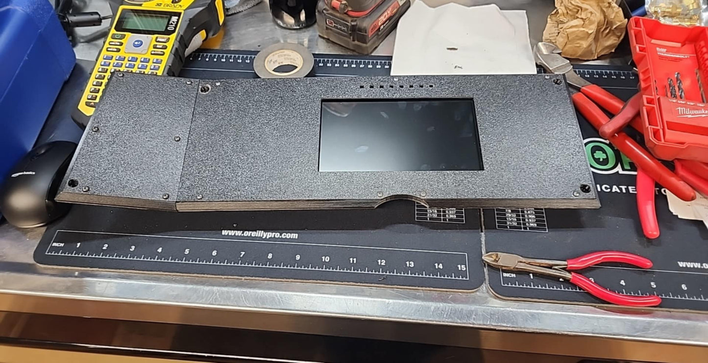 3D printed digital dash bezel for 1982-1985 Chevrolet S10 Blazer Jimmy Sonoma by CarChains3D
