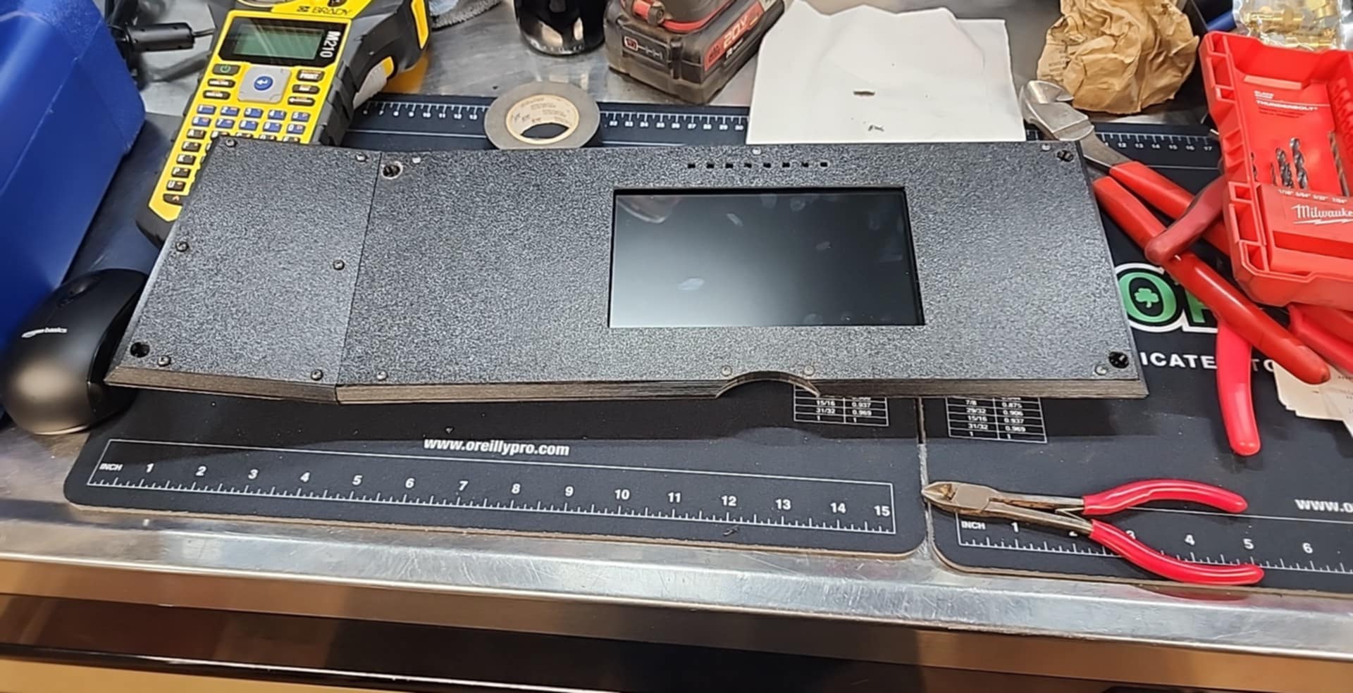 3D printed digital dash bezel for 1982-1985 Chevrolet S10 Blazer Jimmy Sonoma by CarChains3D