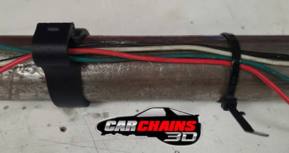 3D Printed Hinged Roll Bar Wire Clamps – 5 Pack | CarChains3D