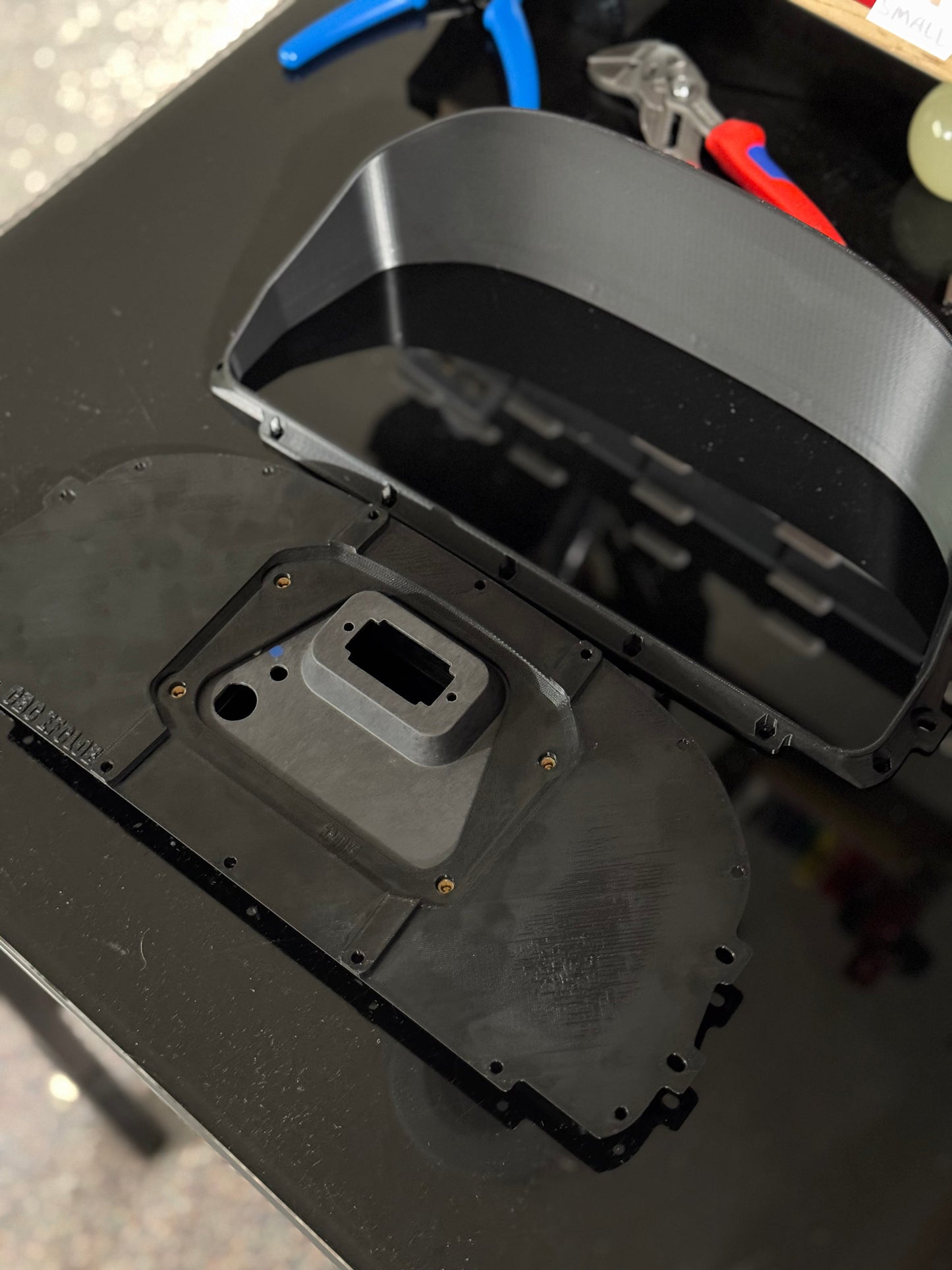 3D Printed Digital Dash Bezel for 1990-1991 Honda Civic EF Hatch & CRX - Custom Built Cars