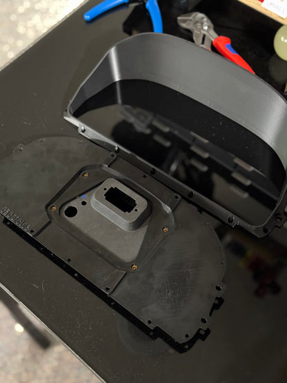 3D Printed Digital Dash Bezel for 1990-1991 Honda Civic EF Hatch & CRX - Custom Built Cars