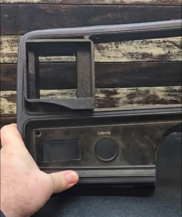 3D Printed Holley EFI 3.5 Inch Terminator X / Sniper Screen AC Vent Mount for 1978-1983 Chevrolet Malibu Sweep