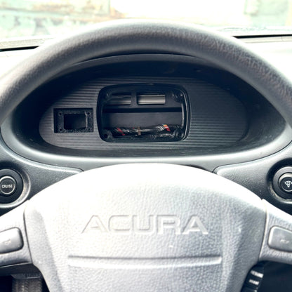 3D Printed Digital Dash Bezel for 1994-2001 Acura Integra DC2 - Custom Built Cars