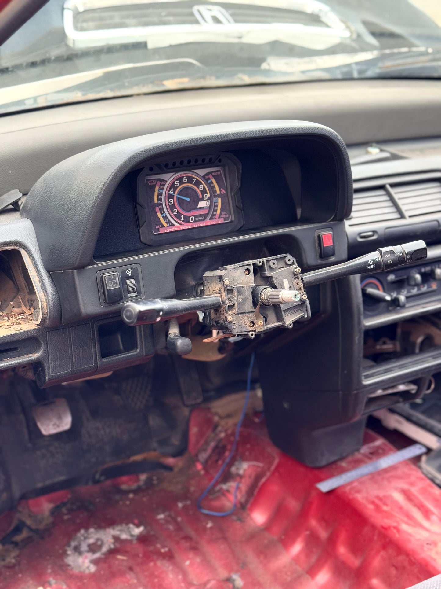 3D Printed Digital Dash Bezel for 1990-1991 Honda Civic EF Hatch & CRX - Custom Built Cars