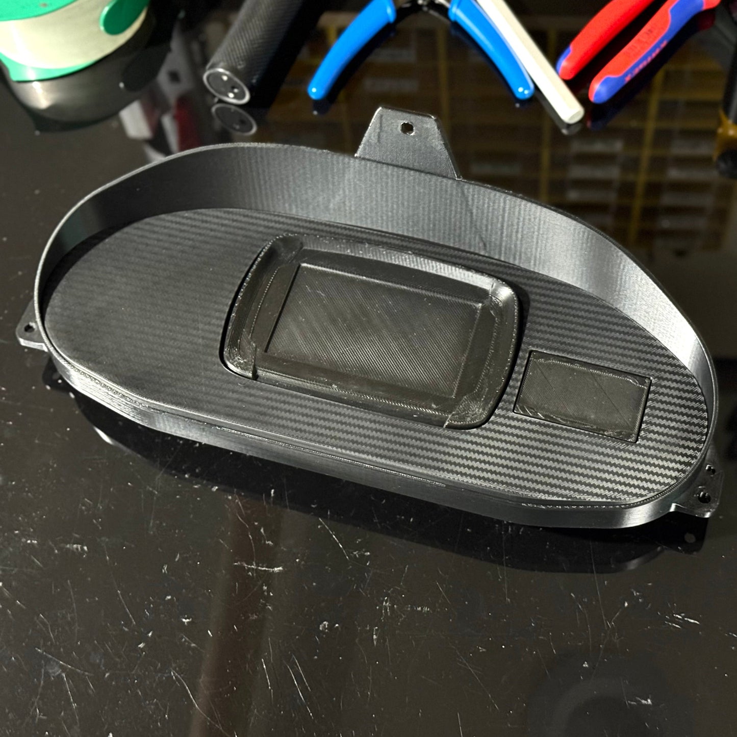 3D Printed Digital Dash Bezel for 1994-2001 Acura Integra DC2 - Custom Built Cars
