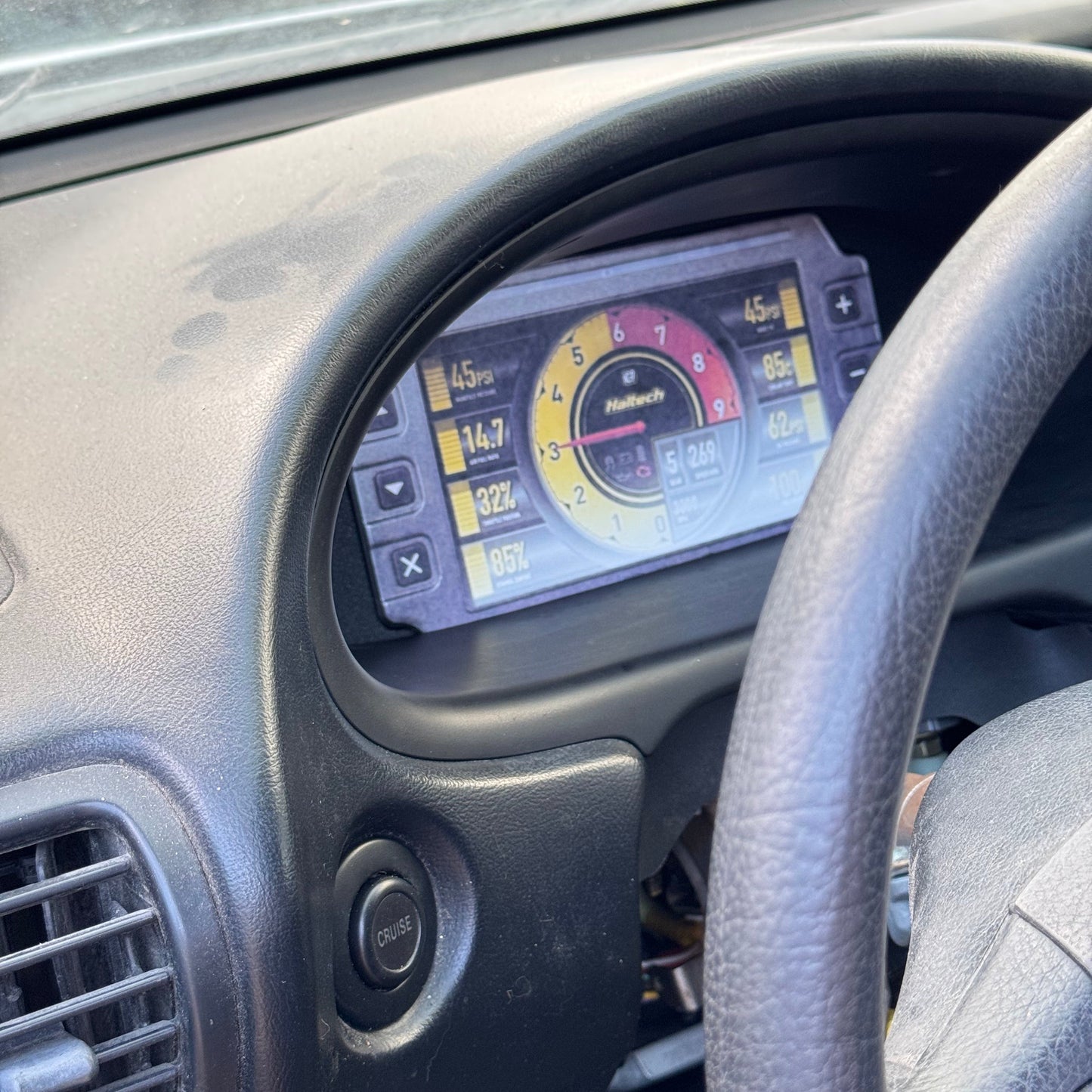 3D Printed Digital Dash Bezel for 1994-2001 Acura Integra DC2 - Custom Built Cars