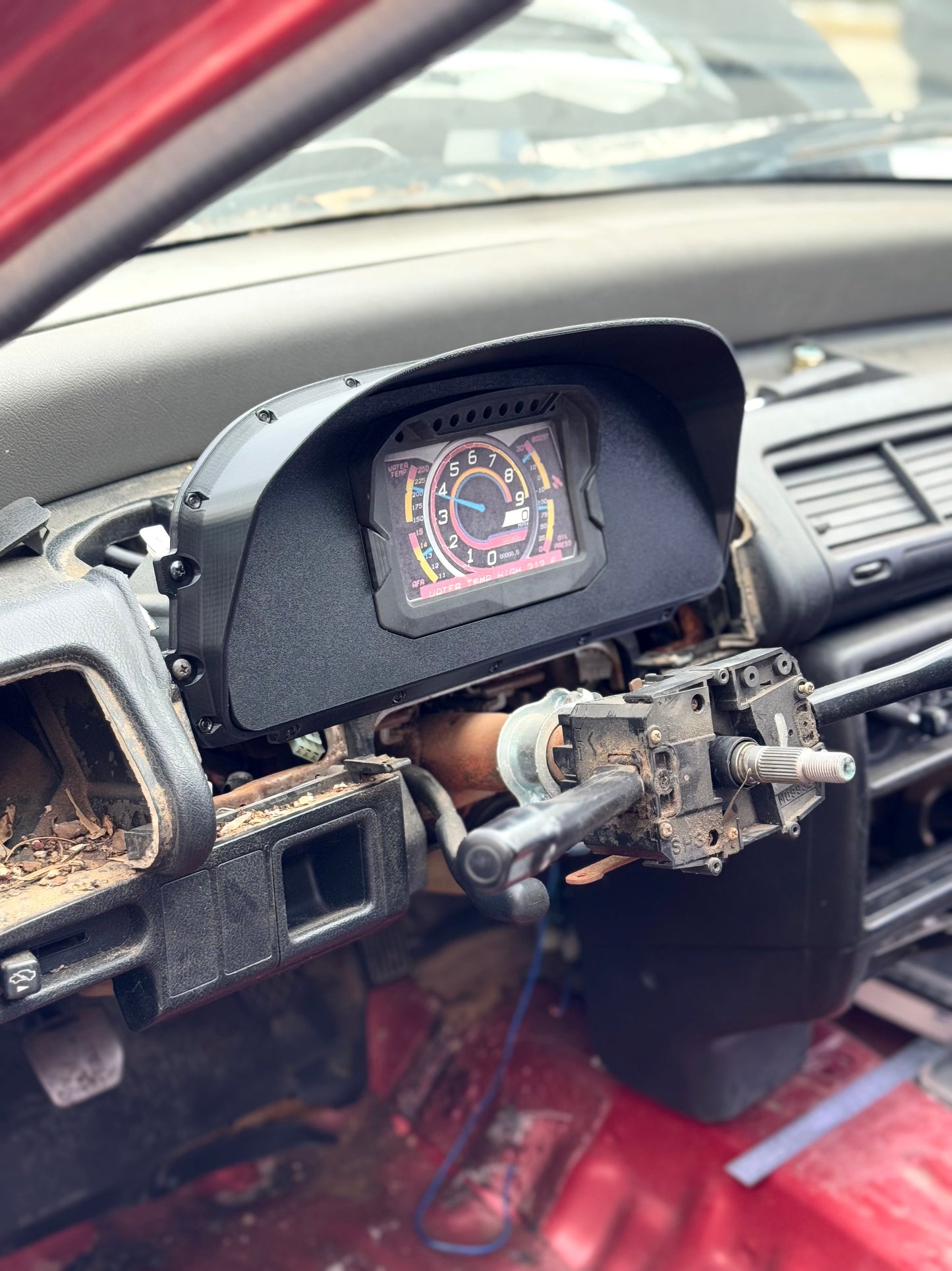 3D Printed Digital Dash Bezel for 1990-1991 Honda Civic EF Hatch & CRX - Custom Built Cars