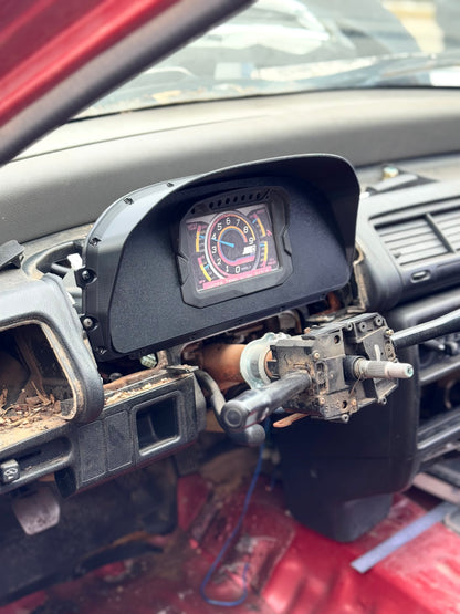 3D Printed Digital Dash Bezel for 1990-1991 Honda Civic EF Hatch & CRX - Custom Built Cars